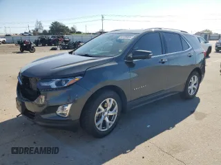 2019 Chevrolet Equinox LT with VIN 3GNAXVEX2KL125534, listed as a Copart auction lot 53120955 with 75,345 mi miles and Salvage Title. Bid and sale history available at carsss.com. Image 1.