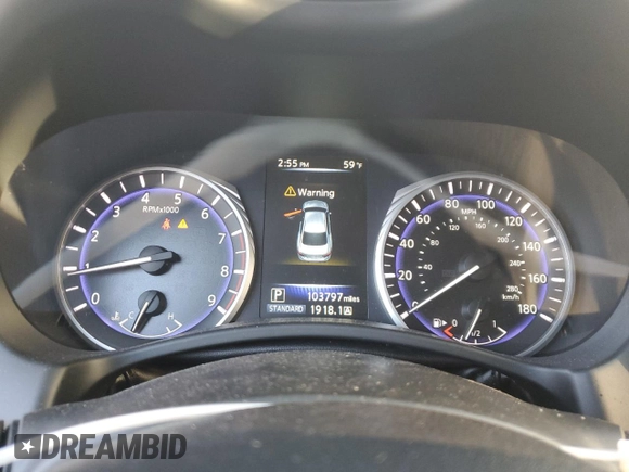 2016 Infiniti Q50 3.0t Red Sport 400 with VIN JN1FV7AR8GM451880, listed as a Copart auction lot 86895974 with 103,797 mi miles and Salvage Title. Bid and sale history available at carsss.com. Image 9.