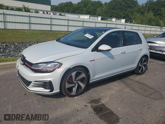 2018 Volkswagen GTI S with VIN 3VW447AU6JM296850, listed as a Copart auction lot 62010284 with 76,138 mi miles and Non Repairable. Bid and sale history available at DreamBid. Image 1.