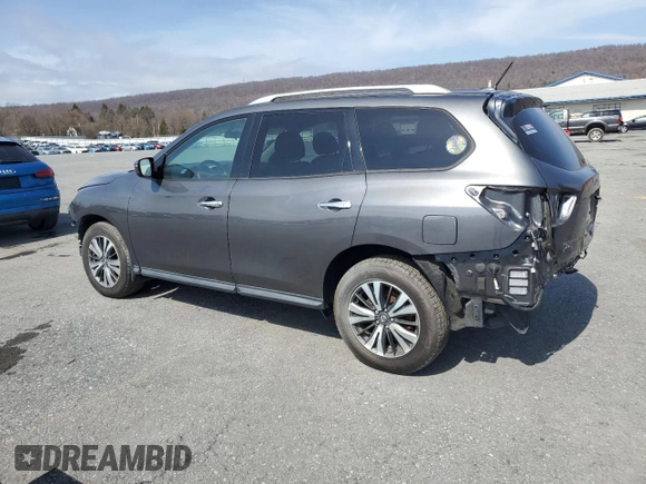 2017 Nissan Pathfinder SV z VIN 5N1DR2MM5HC903170, wystawiony jako Copart lot #49207495 z przebiegiem 90 280 mil mil oraz Szkoda całkowita • Salvage title. Historia ofert i sprzedaży dostępna na DreamBid. Obrazek 2.