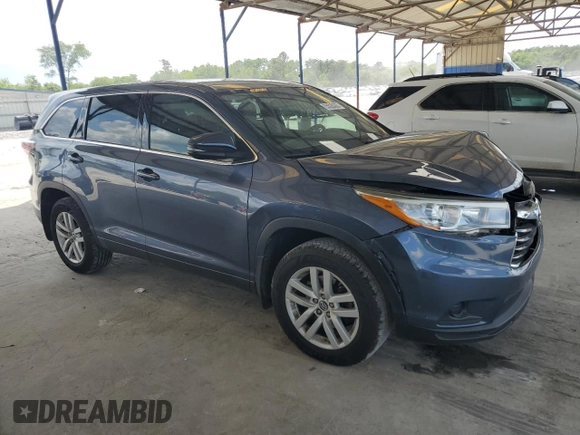 2016 Toyota Highlander LE z VIN 5TDBKRFH3GS331182, wystawiony jako Copart lot #55028355 z przebiegiem 118 462 mil mil oraz Szkoda całkowita • Salvage title. Historia ofert i sprzedaży dostępna na DreamBid. Obrazek 4.