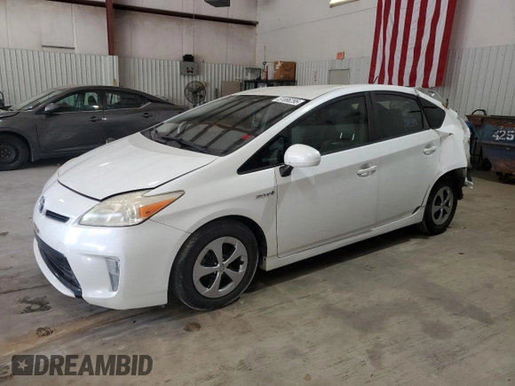 2012 Toyota Prius One with VIN JTDKN3DU8C5486847, listed as a Copart auction lot 51896295 with 152,244 mi miles and Salvage Title. Bid and sale history available at carsss.com. Image 1.
