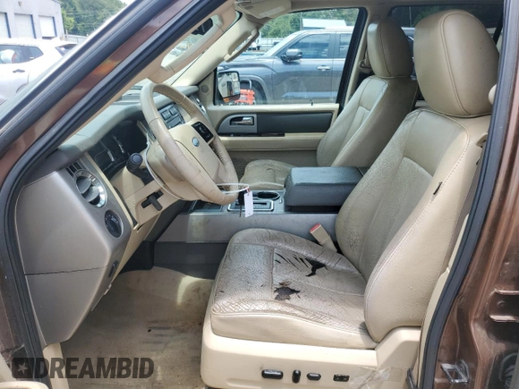 2012 Ford Expedition Max King Ranch with VIN 1FMJK1H59CEF13609, listed as a Copart auction lot 60421595 with 197,927 mi miles and Salvage title. Bid and sale history available at DreamBid. Image 7.
