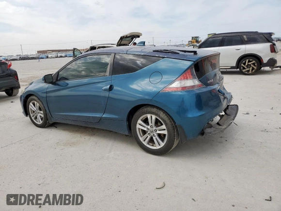 2012 Honda CR-Z with VIN JHMZF1D4XCS004525, listed as a Copart auction lot 50147165 with 193,048 mi miles and Salvage Title. Bid and sale history available at carsss.com. Image 2.