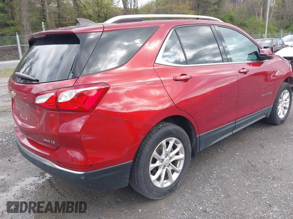 2019 Chevrolet Equinox LT z VIN 2GNAXUEV1K6143584, wystawiony jako IAAI lot #42032859 z przebiegiem 51 646 mil mil oraz . Historia ofert i sprzedaży dostępna na DreamBid. Obrazek 4.