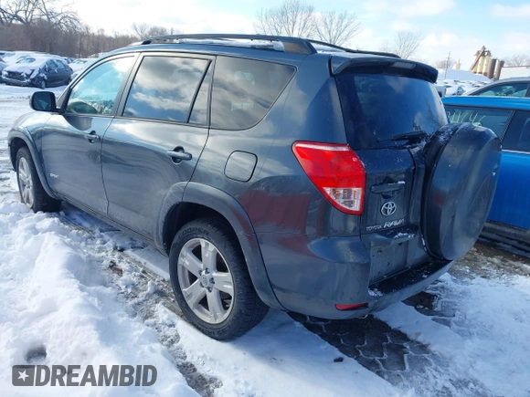 2007 Toyota RAV4 Sport with VIN JTMBK32V076010452, listed as a IAAI auction lot 41315696 with 236,416 mi miles. Bid and sale history available at carsss.com. Image 3.