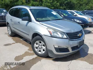 2017 Chevrolet Traverse LS with VIN 1GNKRFED3HJ351219, listed as a IAAI auction lot 42737249 with 141,718 mi miles and . Bid and sale history available at DreamBid. Image 1.
