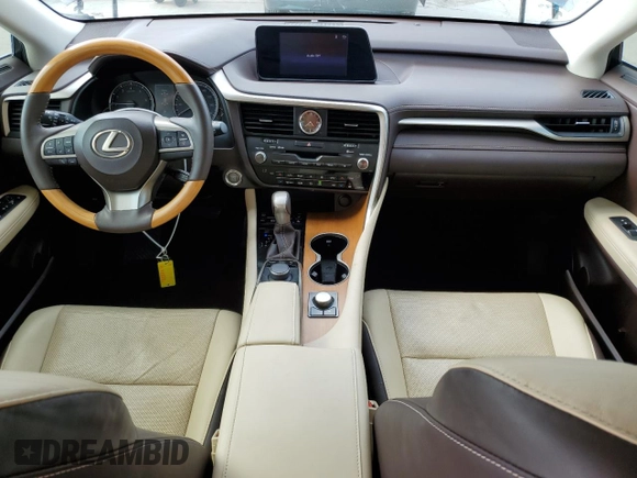 2016 Lexus RX 350 with VIN 2T2ZZMCAXGC030286, listed as a Copart auction lot 53622275 with 90,246 mi miles and Salvage Title. Bid and sale history available at DreamBid. Image 8.