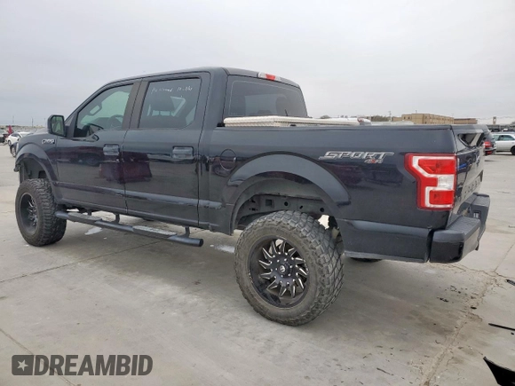 2018 Ford F-150 XL with VIN 1FTEW1E56JKC51982, listed as a Copart auction lot 46106735 with 67,168 mi miles and Salvage Title. Bid and sale history available at carsss.com. Image 2.