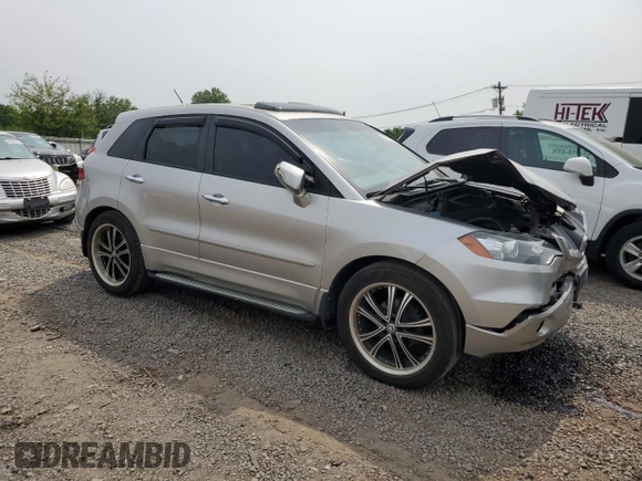 2009 Acura RDX Technology with VIN 5J8TB18549A003487, listed as a Copart auction lot 59742325 with 120,394 mi miles and Salvage title. Bid and sale history available at DreamBid. Image 4.