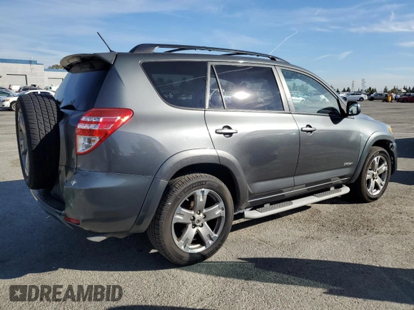 2010 Toyota RAV4 Sport with VIN JTMWK4DV8A5026867, listed as a Copart auction lot 43349705 with 189,493 mi miles and Salvage title. Bid and sale history available at DreamBid. Image 3.