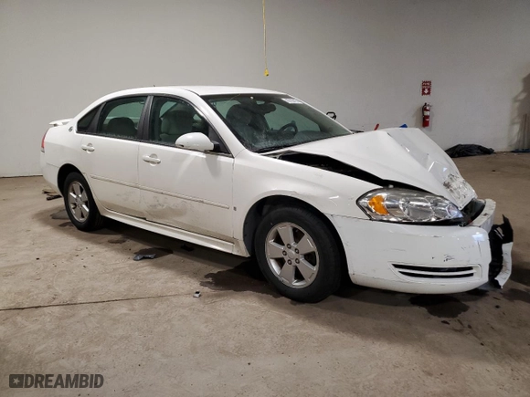 2009 Chevrolet Impala 3.5L LT with VIN 2G1WT57N091244337, listed as a Copart auction lot 45705415 with 0 mi miles and Salvage Title. Bid and sale history available at carsss.com. Image 4.