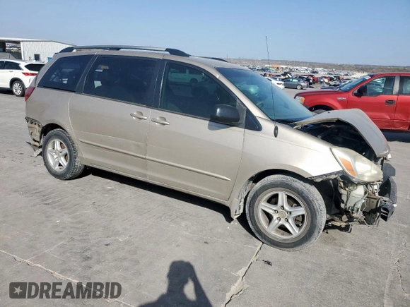 2005 Toyota Sienna CE with VIN 5TDZA23C55S382083, listed as a Copart auction lot 49818295 with 322,315 mi miles and Salvage Title. Bid and sale history available at carsss.com. Image 4.