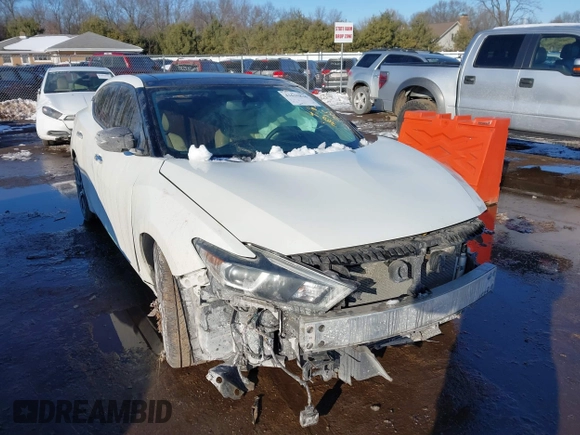 2018 Nissan Maxima S with VIN 1N4AA6APXJC395939, listed as a IAAI auction lot 41635836 with 108,587 mi miles and . Bid and sale history available at DreamBid. Image 1.