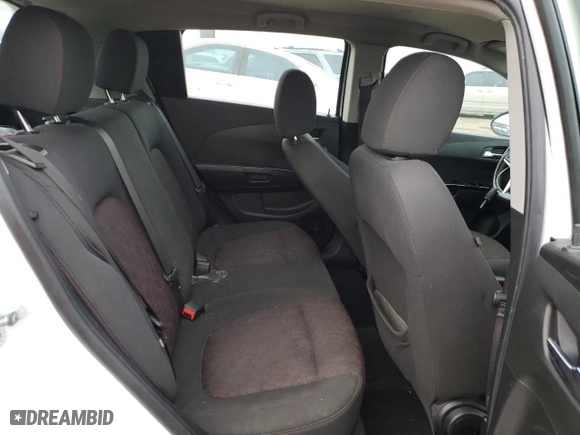 2017 Chevrolet Sonic LT with VIN 1G1JD6SH4H4114286, listed as a Copart auction lot 81255484 with 134,696 mi miles and Clean Title. Bid and sale history available at carsss.com. Image 10.
