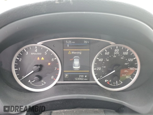 2019 Nissan Sentra SV with VIN 3N1AB7APXKL611164, listed as a Copart auction lot 42495555 with 122,062 mi miles and Salvage Title. Bid and sale history available at DreamBid. Image 9.