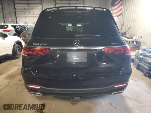 2023 Mercedes-Benz GLS 450 with VIN 4JGFF5KE8PA874580, listed as a Copart auction lot 46059574 with 12,557 mi miles and . Bid and sale history available at DreamBid. Image 6.