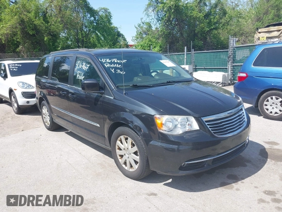 2016 Chrysler Town & Country Touring with VIN 2C4RC1BG2GR291874, listed as a IAAI auction lot 42167607 with 265,316 mi miles. Bid and sale history available at carsss.com. Image 1.