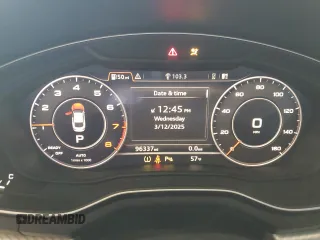 2018 Audi A5 Sportback Premium Plus with VIN WAUBNCF55JA096103, listed as a Copart auction lot 47996515 with 96,337 mi miles and Salvage Title. Bid and sale history available at carsss.com. Image 9.