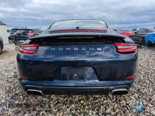 2017 Porsche 911 Carrera with VIN WP0AA2A96HS107967, listed as a Copart auction lot 48043775 with 57,235 mi miles and Salvage Title. Bid and sale history available at carsss.com. Image 6.