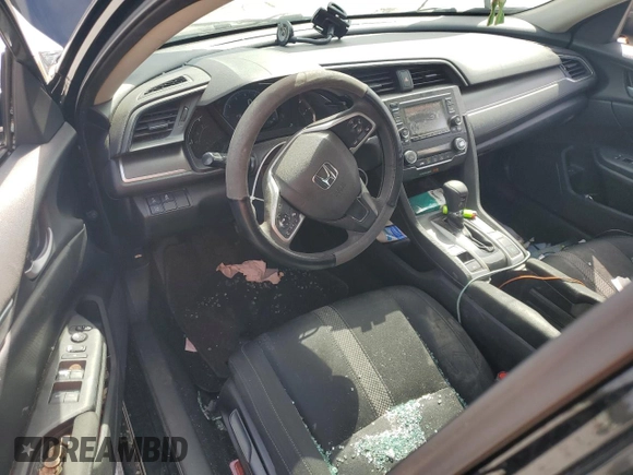 2019 Honda Civic LX with VIN 19XFC2F6XKE010537, listed as a Copart auction lot 51139255 with 117,859 mi miles and Salvage Title. Bid and sale history available at DreamBid. Image 8.
