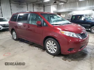 2013 Toyota Sienna LE with VIN 5TDJK3DC9DS056350, listed as a Copart auction lot 47869765 with 65,188 mi miles and Clean Title. Bid and sale history available at carsss.com. Image 4.