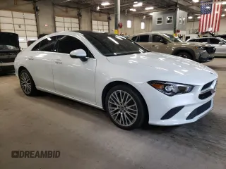 2020 Mercedes-Benz CLA 250 with VIN W1K5J4HB4LN081243, listed as a Copart auction lot 54709405 with 120,716 mi miles and Salvage Title. Bid and sale history available at DreamBid. Image 4.