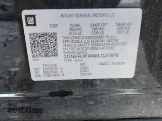 2021 Chevrolet Traverse RS with VIN 1GNERJKW4MJ127876, listed as a Copart auction lot 80226464 with 124,457 mi miles and Salvage Title. Bid and sale history available at carsss.com. Image 13.