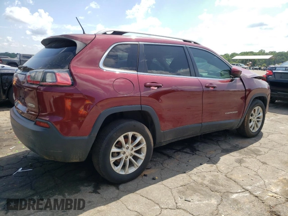 2019 Jeep Cherokee Latitude with VIN 1C4PJLCB2KD396146, listed as a Copart auction lot 56387665 with 134,142 mi miles and Clean title. Bid and sale history available at DreamBid. Image 3.