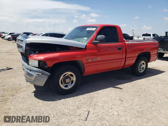 2001 Dodge 1500 Work Special with VIN 1B7HC16X51S669732, listed as a Copart auction lot 55048665 with 142,267 mi miles and Salvage title. Bid and sale history available at DreamBid. Image 1.
