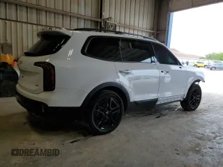 2024 Kia Telluride EX X-Line with VIN 5XYP3DGC1RG520082, listed as a Copart auction lot 53467105 with 20,251 mi miles and Salvage title. Bid and sale history available at DreamBid. Image 3.