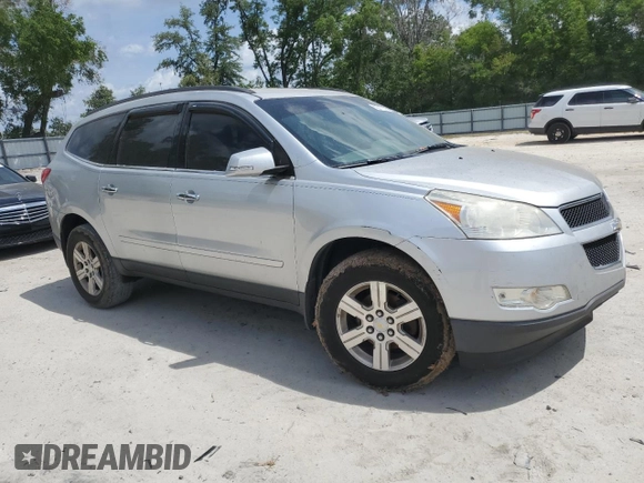 2012 Chevrolet Traverse 1LT with VIN 1GNKRGED3CJ103843, listed as a Copart auction lot 52217375 with Not Provided miles and Clean Title. Bid and sale history available at DreamBid. Image 4.