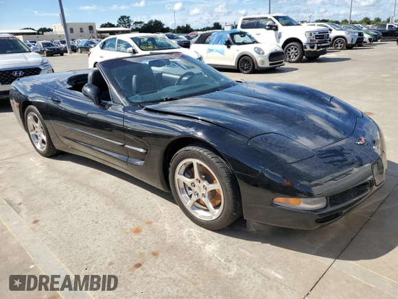 2001 Chevrolet Corvette with VIN 1G1YY32G815124411, listed as a Copart auction lot 74327904 with 0 mi miles and Non Repairable. Bid and sale history available at carsss.com. Image 4.