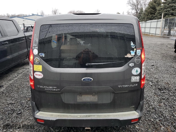 2016 Ford Transit Connect Wagon Titanium with VIN NM0GE9G79G1262298, listed as a Copart auction lot 42117084 with 0 mi miles and Non Repairable. Bid and sale history available at carsss.com. Image 6.