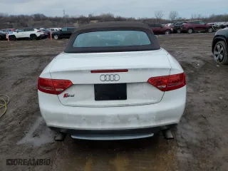 2010 Audi S5 Prestige with VIN WAUVGAFH3AN007823, listed as a Copart auction lot 47452645 with 107,972 mi miles and Salvage Title. Bid and sale history available at carsss.com. Image 6.