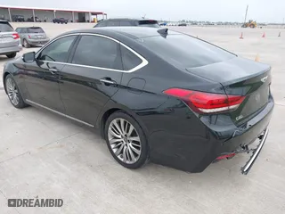 2019 Hyundai Genesis 5.0L with VIN KMHGN4JF4KU291345, listed as a IAAI auction lot 41973574 with 68,924 mi miles. Bid and sale history available at carsss.com. Image 3.