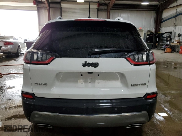 2019 Jeep Cherokee Limited with VIN 1C4PJMDX1KD441190, listed as a Copart auction lot 53038705 with Not Provided miles and Salvage Title. Bid and sale history available at DreamBid. Image 6.