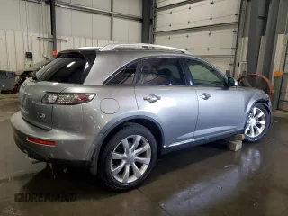 2006 Infiniti FX35 with VIN JNRAS08W36X211040, listed as a Copart auction lot 75322544 with 190,252 mi miles and Salvage Title. Bid and sale history available at carsss.com. Image 3.