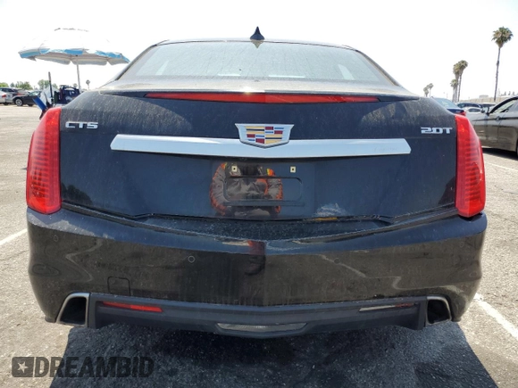 2019 Cadillac CTS Luxury RWD with VIN 1G6AR5SX1K0147998, listed as a Copart auction lot 59641595 with 37,636 mi miles and Clean title. Bid and sale history available at DreamBid. Image 6.