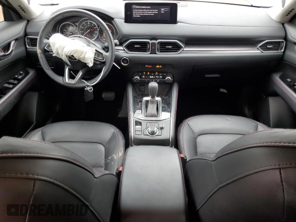 2023 Mazda CX-5 S Carbon Edition with VIN JM3KFBCM9P0280049, listed as a Copart auction lot 85712024 with 13,694 mi miles and Salvage Title. Bid and sale history available at DreamBid. Image 8.