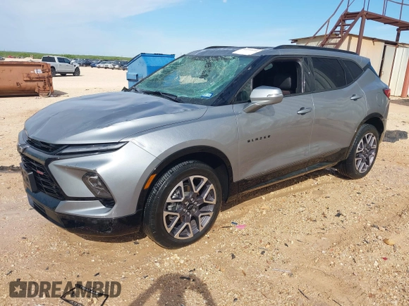 2023 Chevrolet Blazer RS with VIN 3GNKBERS4PS179447, listed as a IAAI auction lot 42210141 with 29,438 mi miles and . Bid and sale history available at DreamBid. Image 18.