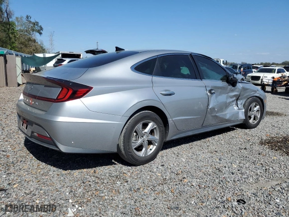 2021 Hyundai Sonata SE with VIN 5NPEG4JA4MH091900, listed as a Copart auction lot 47565985 with 39,547 mi miles and Non Repairable. Bid and sale history available at carsss.com. Image 3.