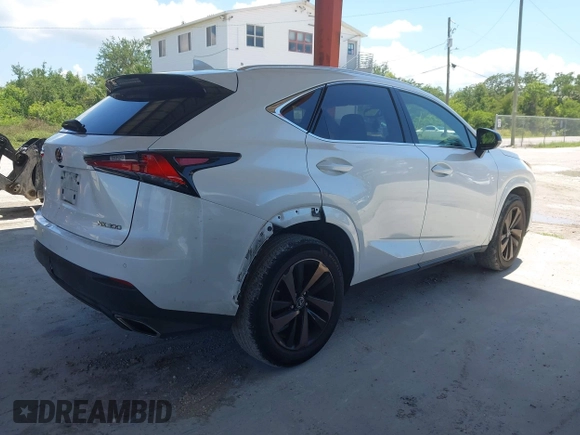 2020 Lexus NX 300 with VIN JTJGARBZ4L2169052, listed as a IAAI auction lot 42258498 with 83,121 mi miles and . Bid and sale history available at DreamBid. Image 4.
