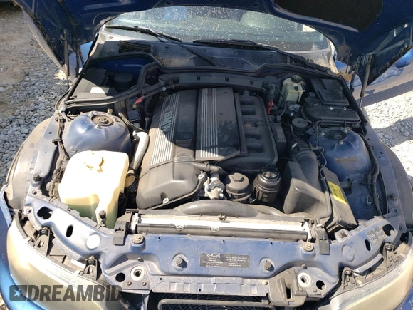 2000 BMW Z3 2.5L with VIN 4USCH9344YLG05011, listed as a Copart auction lot 73979264 with 91,684 mi miles and Salvage Title. Bid and sale history available at carsss.com. Image 11.