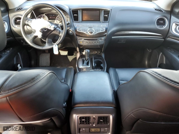 2013 Infiniti JX35 with VIN 5N1AL0MM8DC342675, listed as a Copart auction lot 75515044 with 124,913 mi miles and Salvage Title. Bid and sale history available at carsss.com. Image 8.
