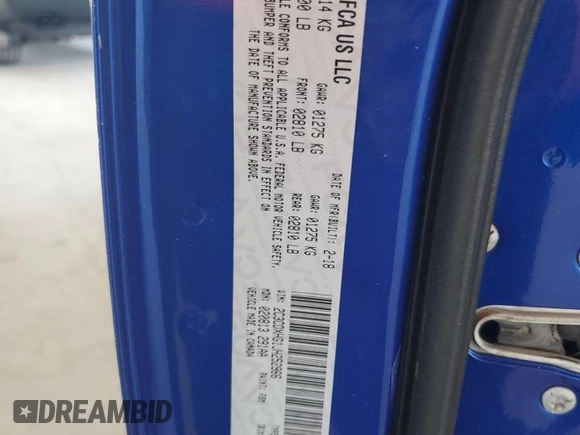 2018 Dodge Charger SXT Plus with VIN 2C3CDXHG1JH252966, listed as a Copart auction lot 56351885 with Not Provided miles and Salvage Title. Bid and sale history available at DreamBid. Image 12.