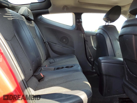 2013 Hyundai Veloster w/Black Int with VIN KMHTC6AD8DU179195, listed as a Copart auction lot 61686335 with 74,004 mi miles and Salvage title. Bid and sale history available at DreamBid. Image 10.