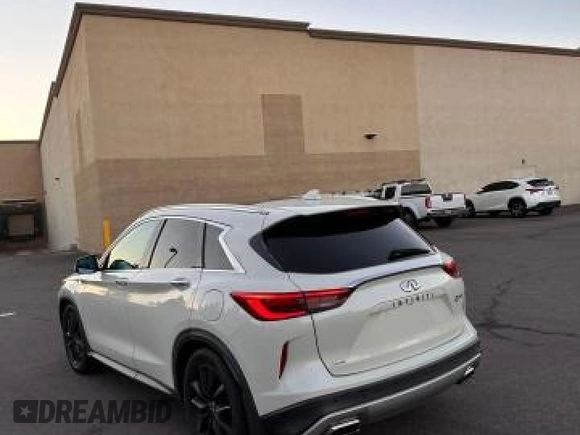 2019 Infiniti QX50 Essential with VIN 3PCAJ5M32KF106005, listed as a Copart auction lot 47985135 with 60,656 mi miles and Salvage title. Bid and sale history available at DreamBid. Image 3.