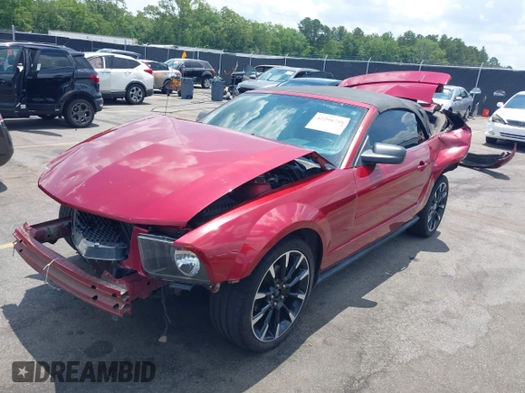 2007 Ford Mustang Deluxe with VIN 1ZVFT84N375262112, listed as a IAAI auction lot 42298758 with 146,489 mi miles and . Bid and sale history available at DreamBid. Image 2.