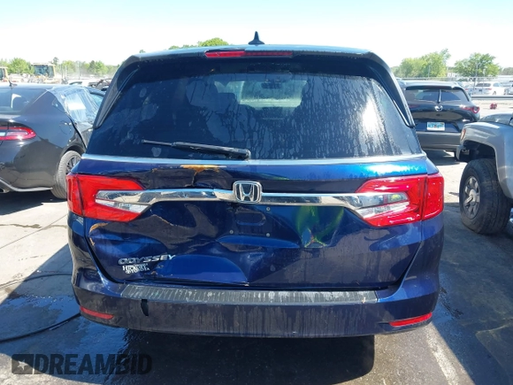 2019 Honda Odyssey EX-L with VIN 5FNRL6H78KB096922, listed as a IAAI auction lot 42008685 with 116,723 mi miles and . Bid and sale history available at DreamBid. Image 16.